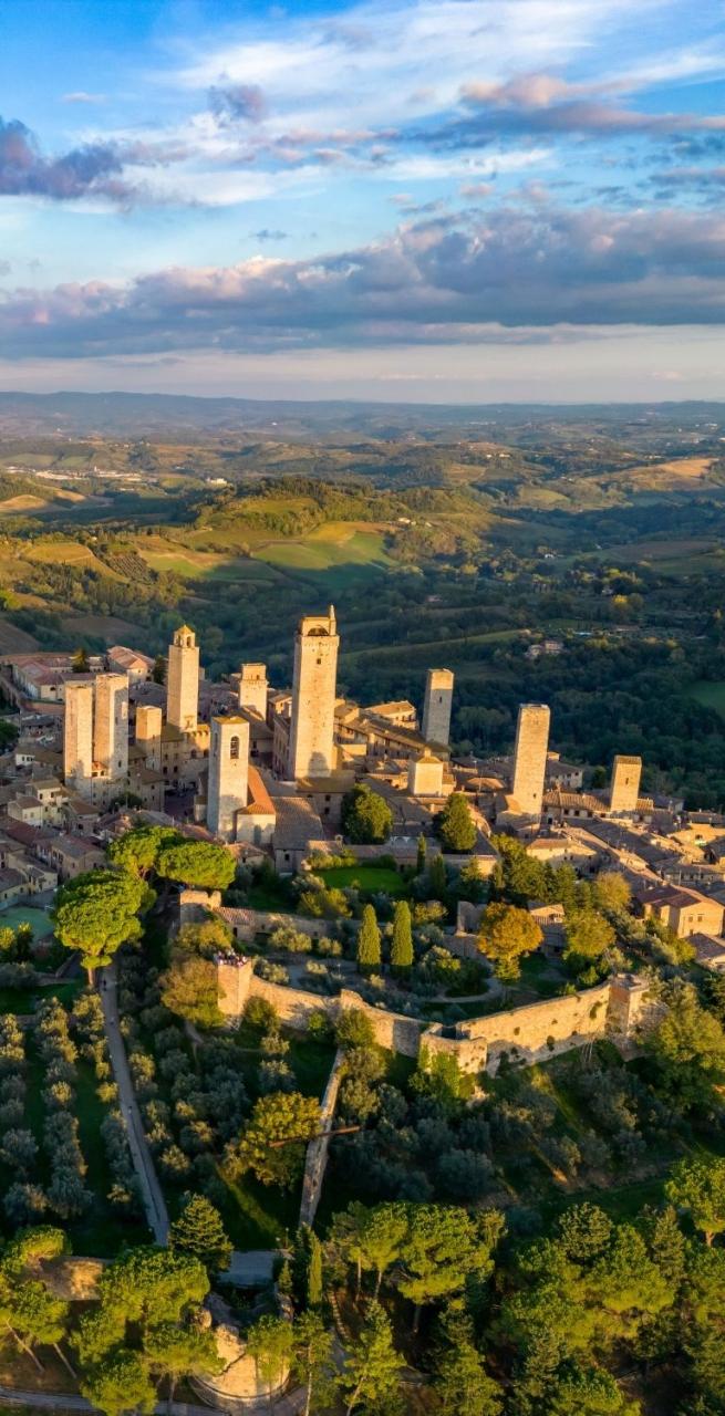 UNESCO sites san gimignano skyline towers medieval town