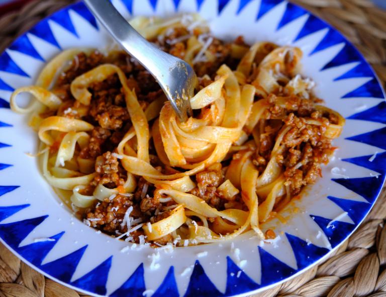 tagliatelle ragù bologna gastronomy