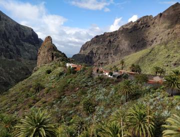 Scene of Tenerife walking for colder days 