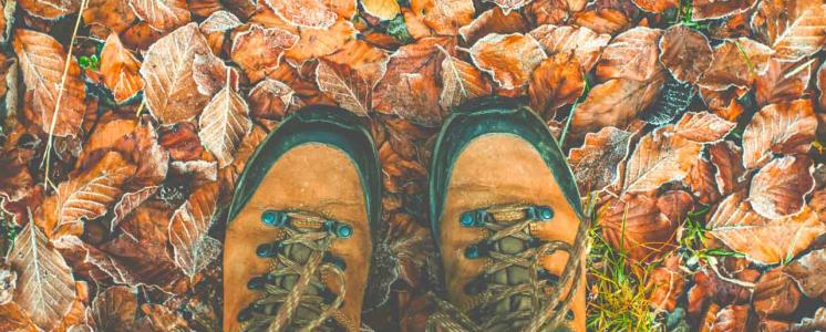 viaggiare a piedi in inverno