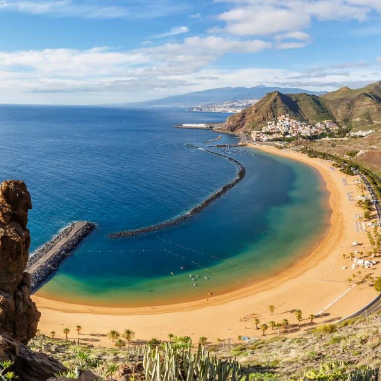 View from the Island of Tenerife, in Spain