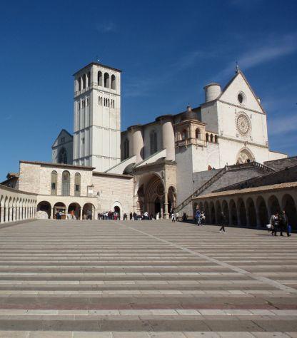 saint francis way destination is assisi basilique