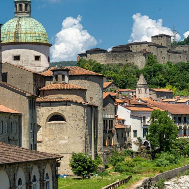 View of Pontremoli town