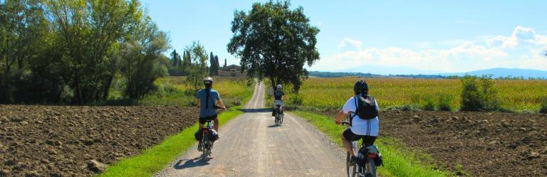 Cycling Via Francigena from Siena to Bagno Vignoni