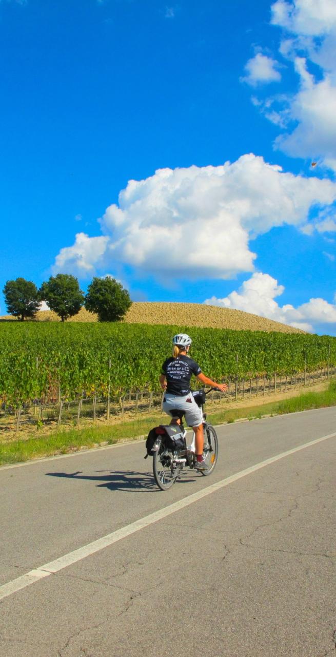 parma siena riding bike