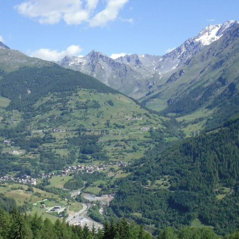 valley landscape in Val d'Aosta