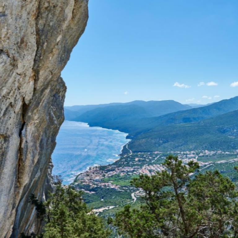 rocky coastal panorama in sardinia
