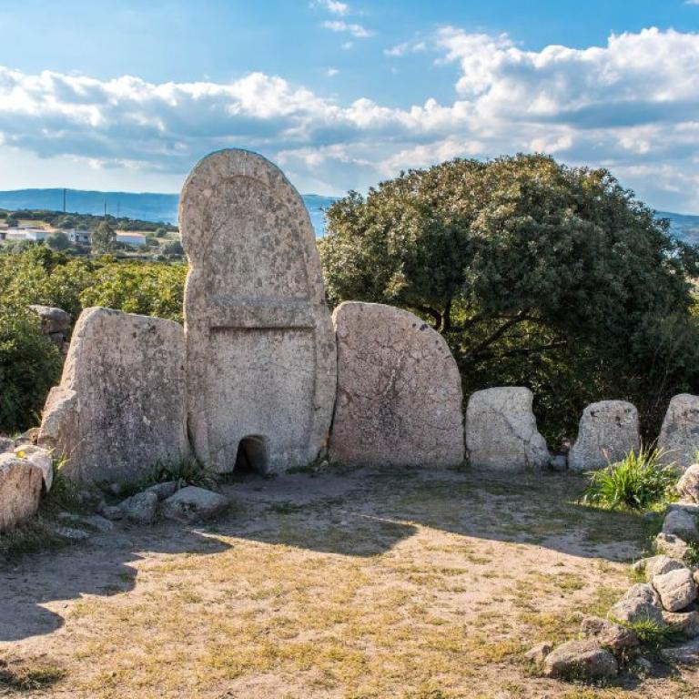 stone tomb in dorgali sardinia