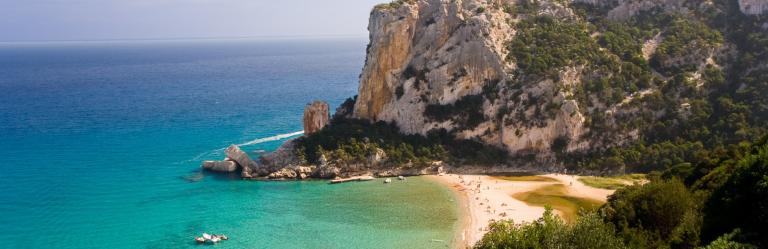 Cave at Cala Luna beach Sardinia