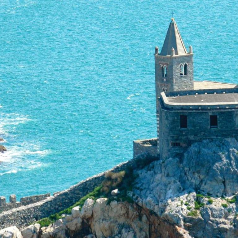 church in portovenere on the sea