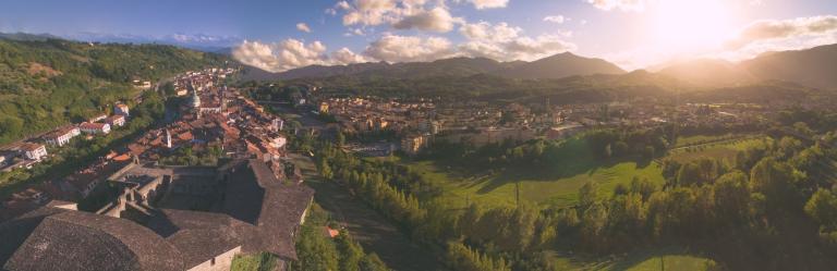 pontremoli seen from the above