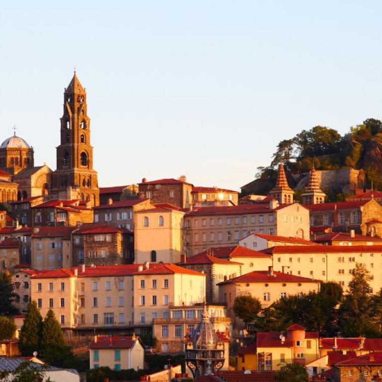 le puy veduta paese in francia