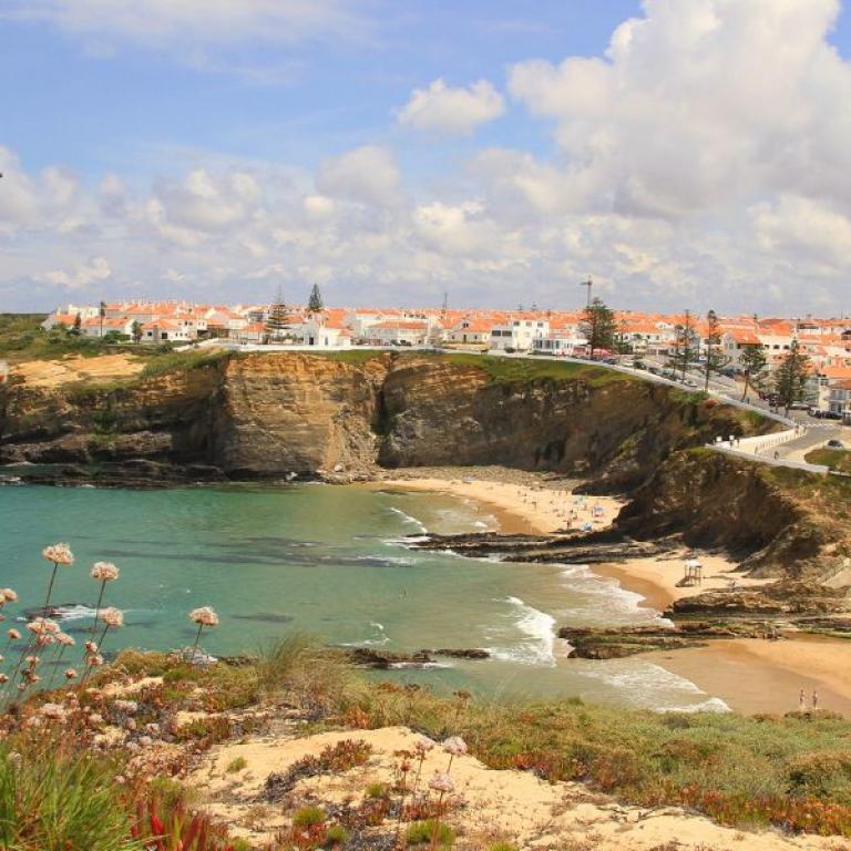 beach of zambujera in Portugal, on Rota VIcentina