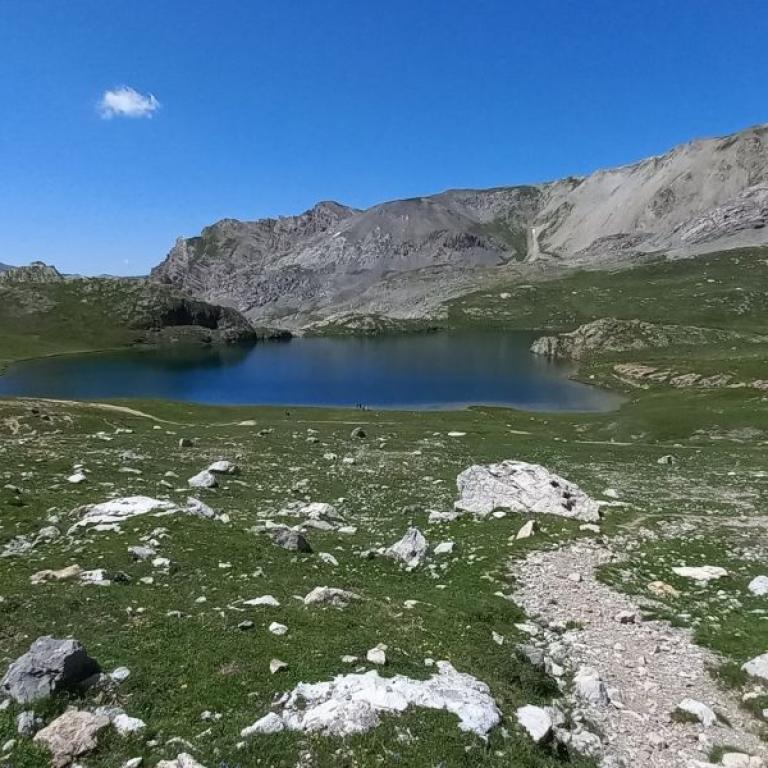 Roburent lake in Val Maira
