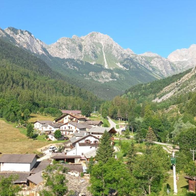 Typical village in Val Maira