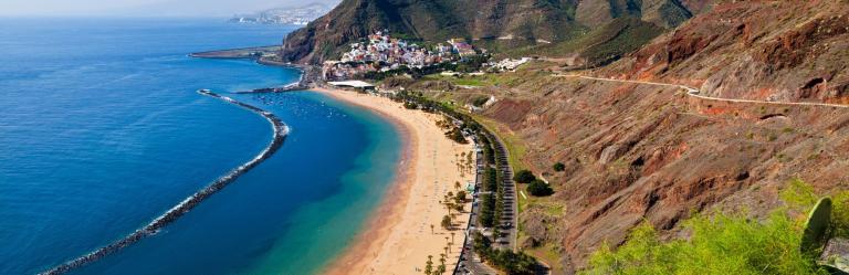 The splendid Sea in Tenerife the volcanic island camino