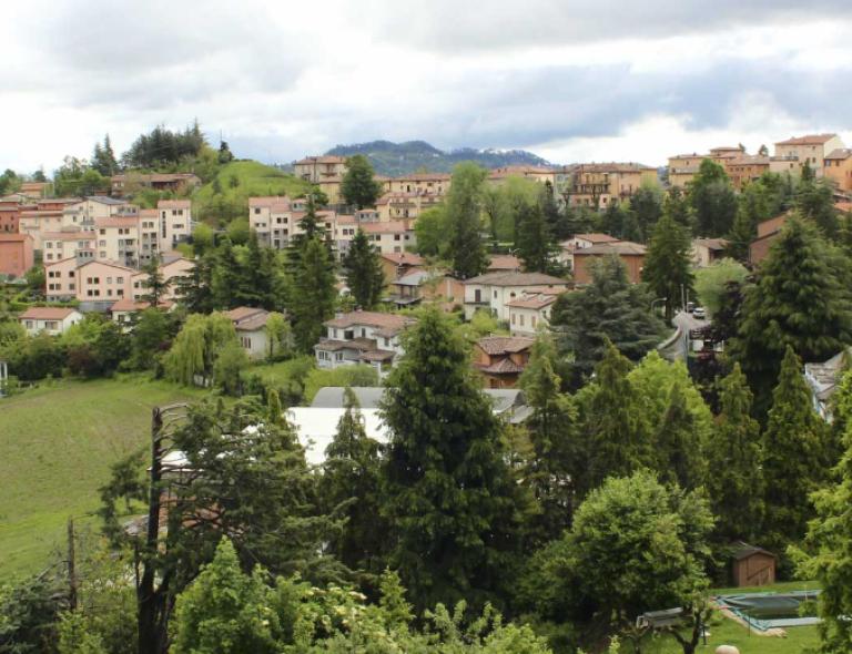 Il paese di Monzuno una delle tappe della Via degli Dei