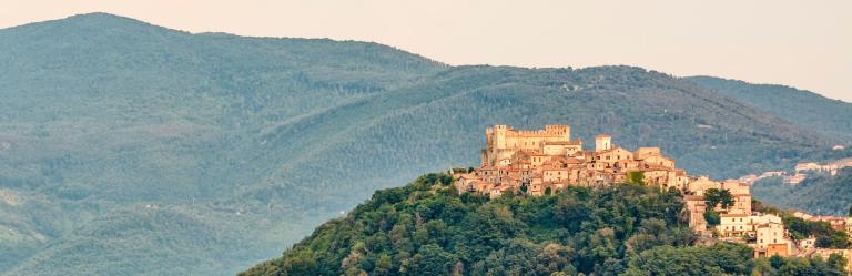 hilltop village on Saint Francis Way Rieti Roma