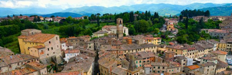 Sanctuary of Verna on Saint Francs Way to Citta di Castello
