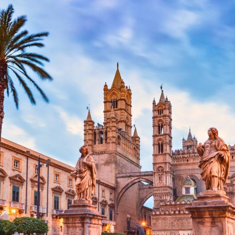 Cathedral of Virgin Mary in Palermo Magna via Francigena