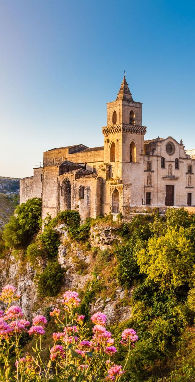 Cammino Materano matera sassi vista città