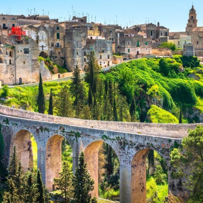 Cammino Materano vista ponte gravina puglia