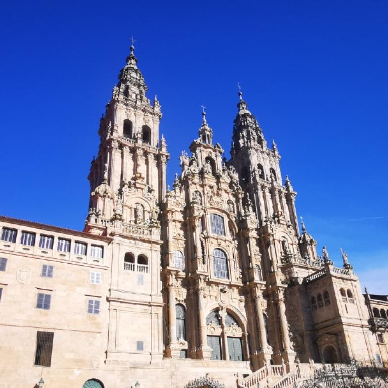 Cattedrale di Santiago, arrivo del Cammino Portoghese Valença Santiago