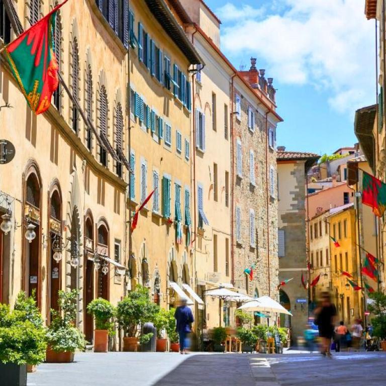 Via Romea Germanica vie Arezzo