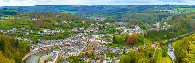ardenne landscape in belgium