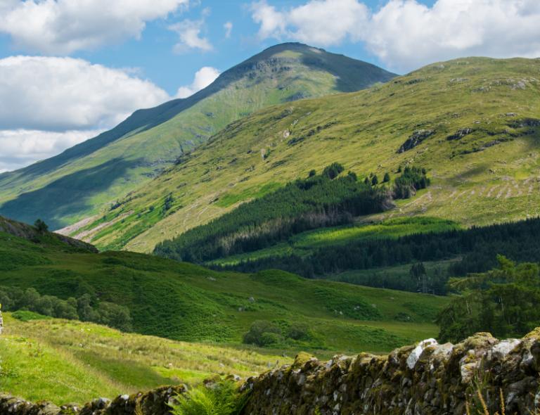 viaggi a piedi regno unito highlands scozzesi paesaggio