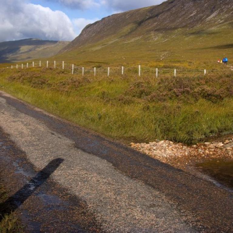 West Highland Way Scotland signpost path
