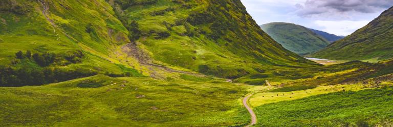Paesaggi della West Highland Way in Scozia