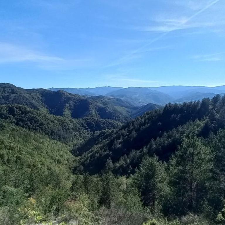 apennines seen from the via romea germanica