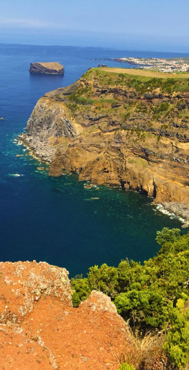 The Fogo Azores island lake boasts clear waters