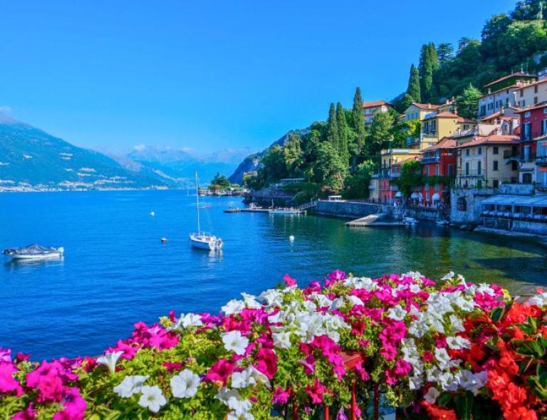 A beautiful summer day on Lake Como