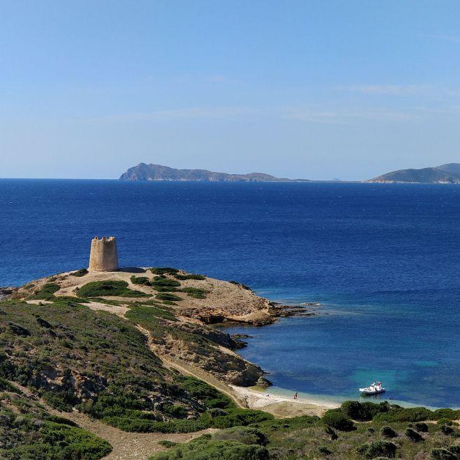 Sardinia coast crystal clear water