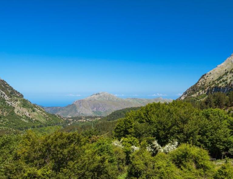 mountains of madonie during a hiking in sicily