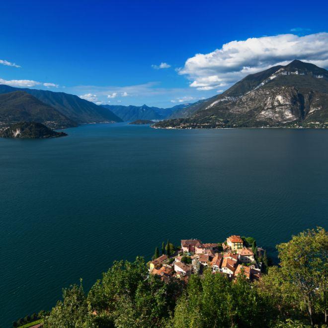 lakes lago como view of bellagio