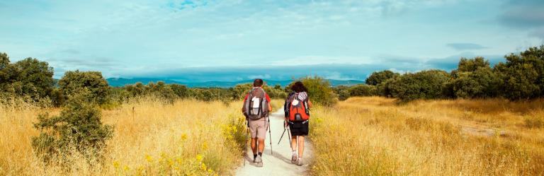 Classic routes hikers on pilgrimage to santiago
