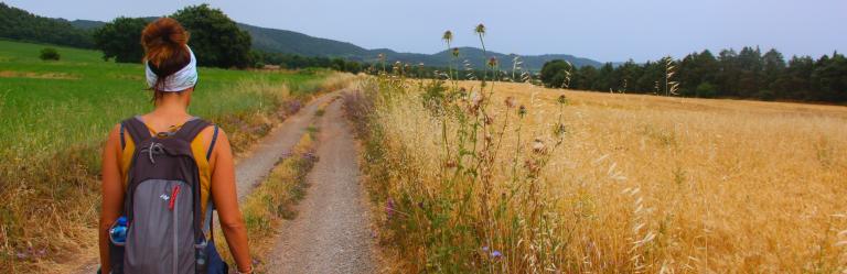 Classici camminatori sul cammino di santiago