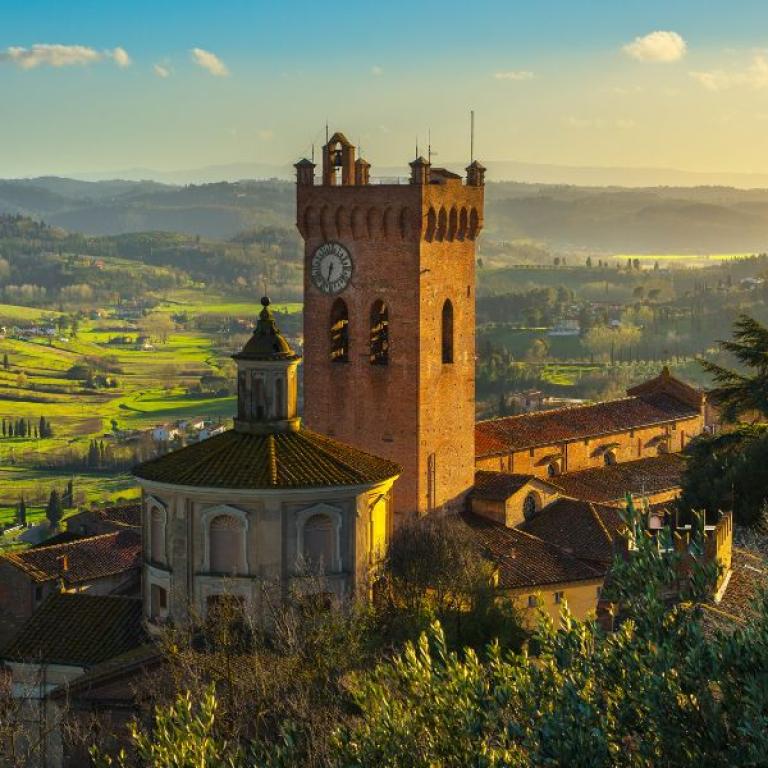Francigena Easy Lucca Siena san miniato medieval tower