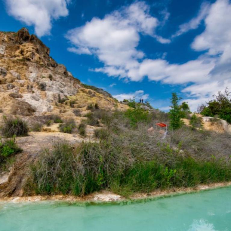 Francigena Easy Siena Orvieto thermal pools bagno vignoni