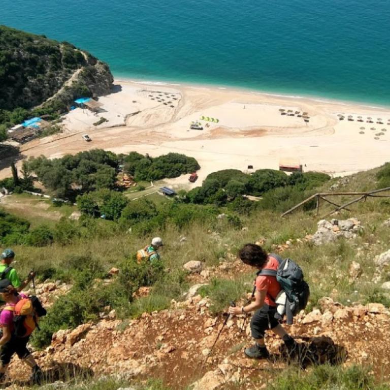 albania coastal downhill walk