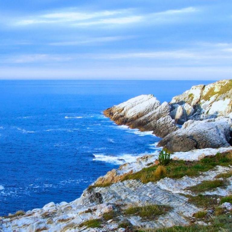 Landscape of Cantabrian coast