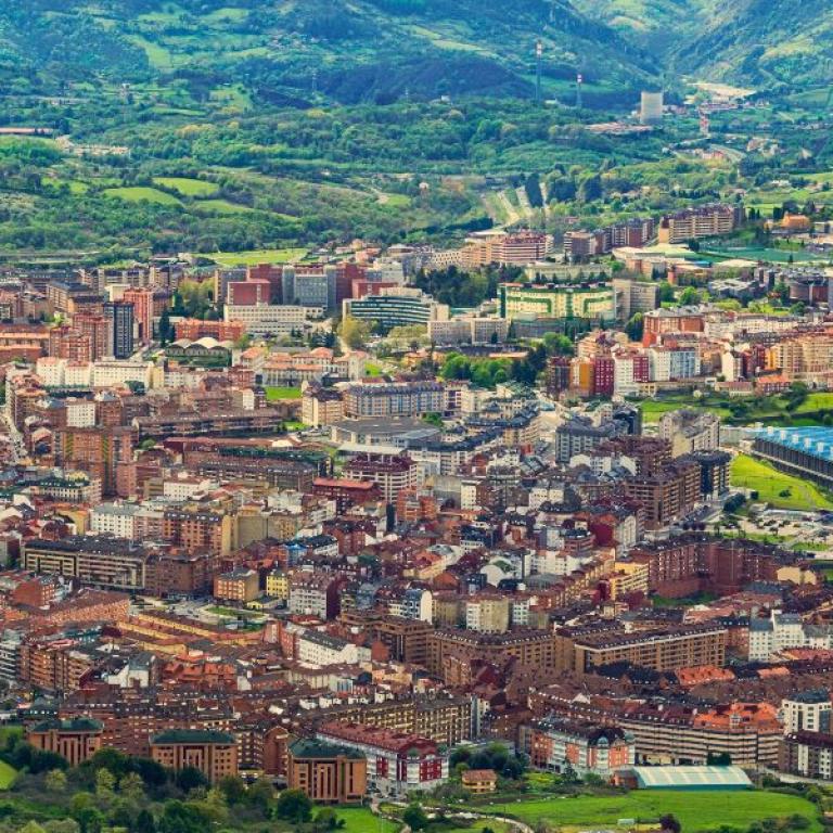 Oviedo Aerial view