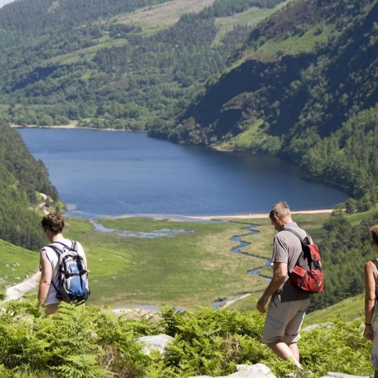 wicklow way people walking