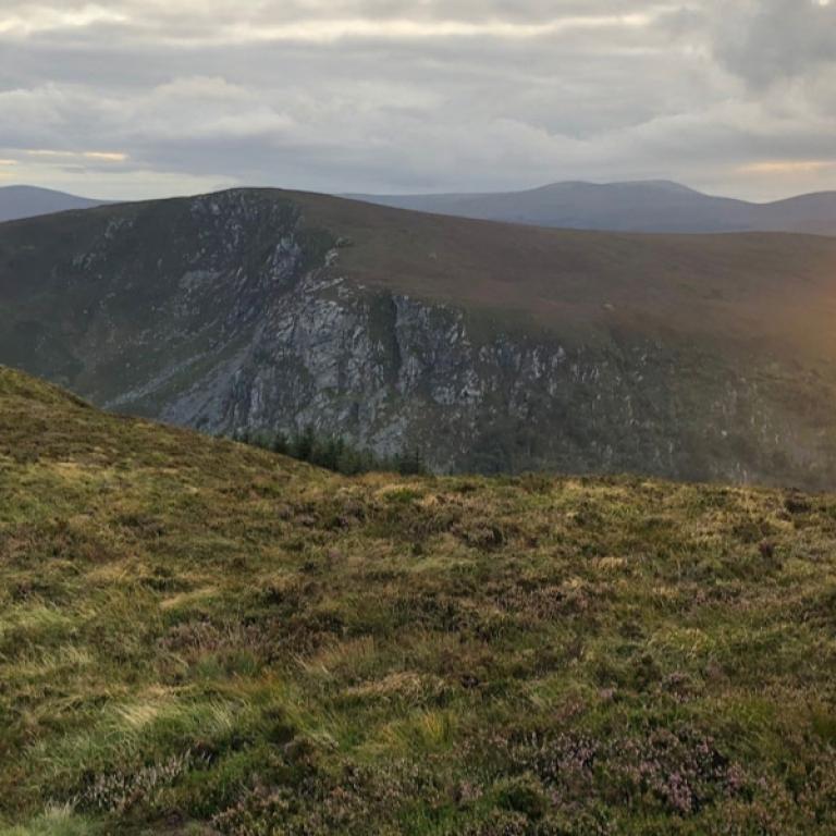 wicklow way sunset