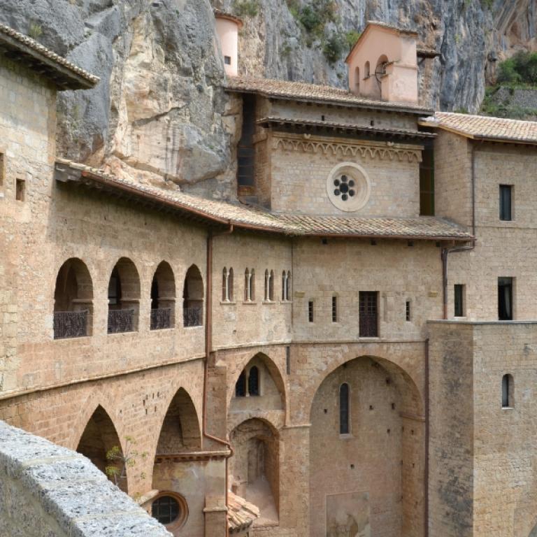 Sacred Cave and monasteries of Subiaco along the Cammino di San Benedetto