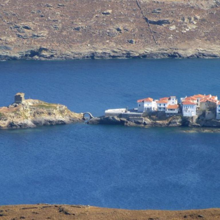 particular bridge during Hiking Cyclades – walking between sea and mountains