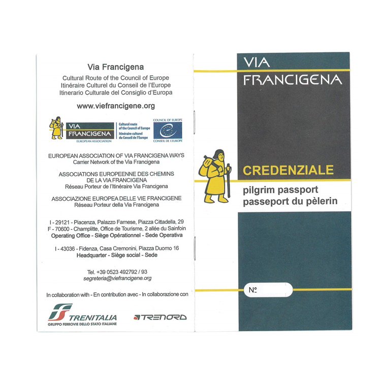 Pilgrim passport – Via Francigena